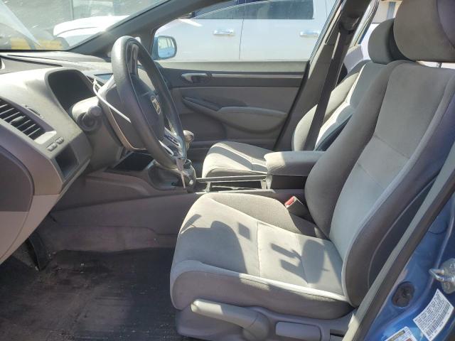 1HGFA15898L103196 - 2008 HONDA CIVIC EX BLUE photo 7