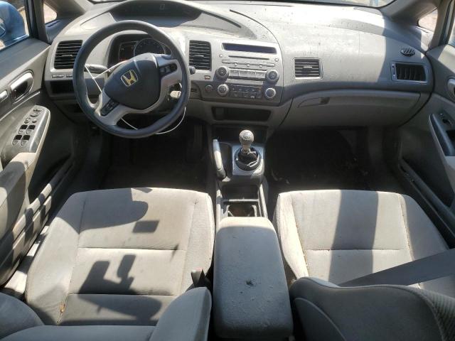 1HGFA15898L103196 - 2008 HONDA CIVIC EX BLUE photo 8