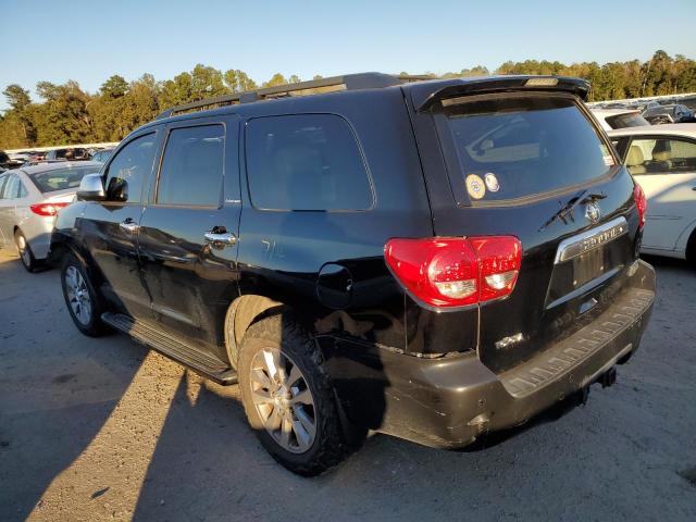 5TDBY68A58S012848 - 2008 TOYOTA SEQUOIA LIMITED BLACK photo 2