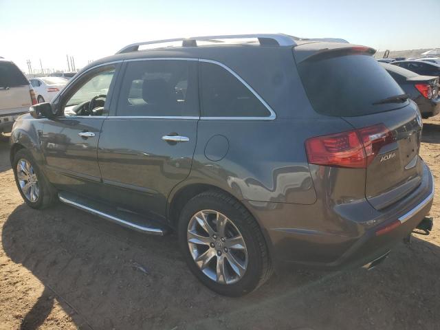 2HNYD2H55BH520450 - 2011 ACURA MDX ADVANCE GRAY photo 2