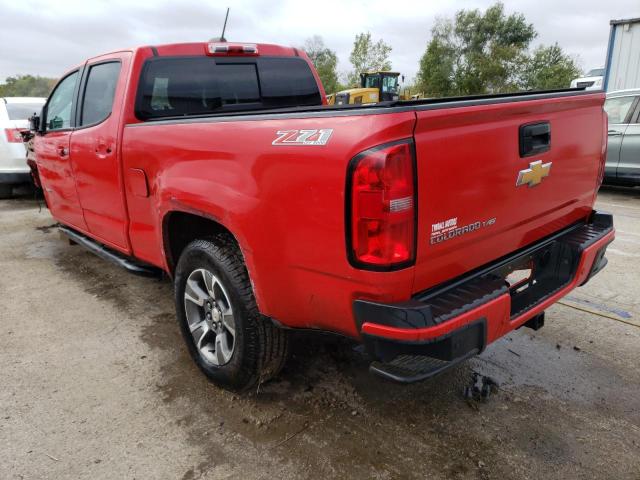 1GCGTDEN7K1100126 - 2019 CHEVROLET COLORADO Z71 RED photo 2