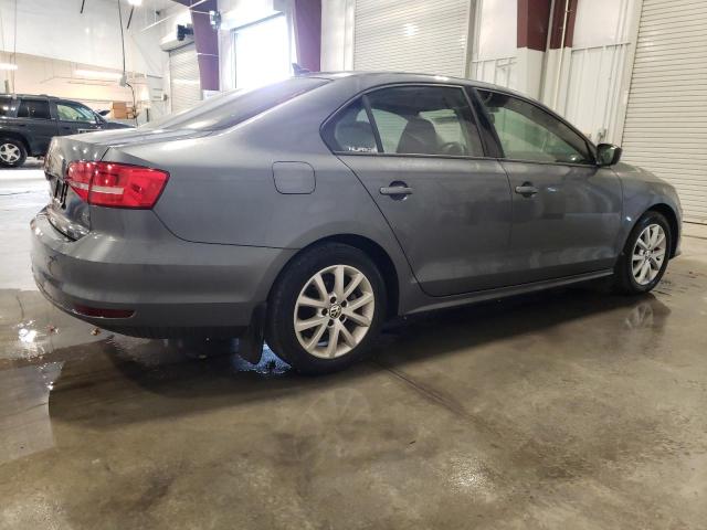 3VWD17AJ6FM282145 - 2015 VOLKSWAGEN JETTA SE GRAY photo 3