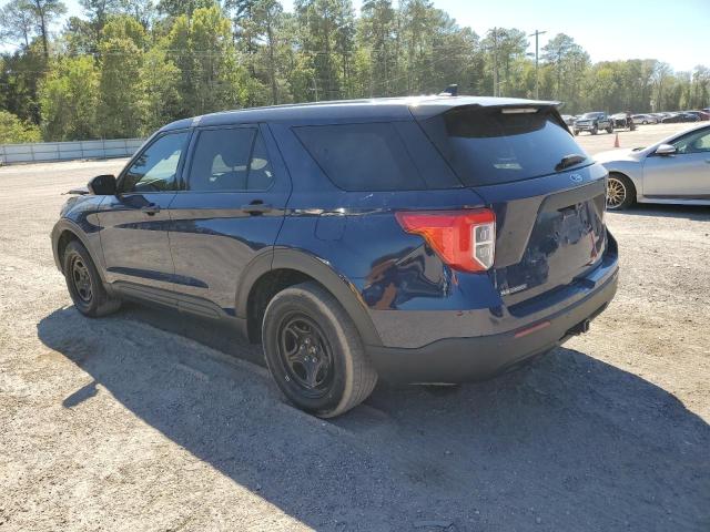 1FM5K8AB6MGA19613 - 2021 FORD EXPLORER POLICE INTERCEPTOR 蓝色 照片 2