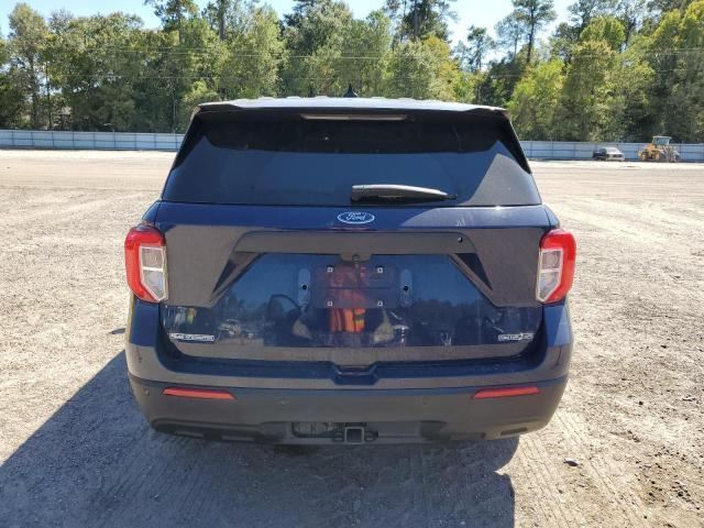 1FM5K8AB6MGA19613 - 2021 FORD EXPLORER POLICE INTERCEPTOR 蓝色 照片 6