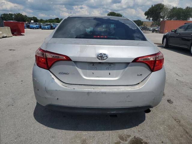 2T1BURHE6HC796949 - 2017 TOYOTA COROLLA L SILVER photo 6