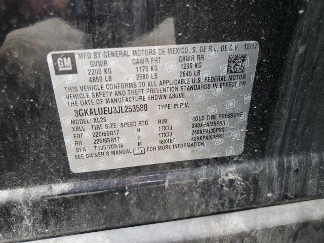 3GKALUEU3JL253580 - 2018 GMC TERRAIN SLE Schwarz Foto 13