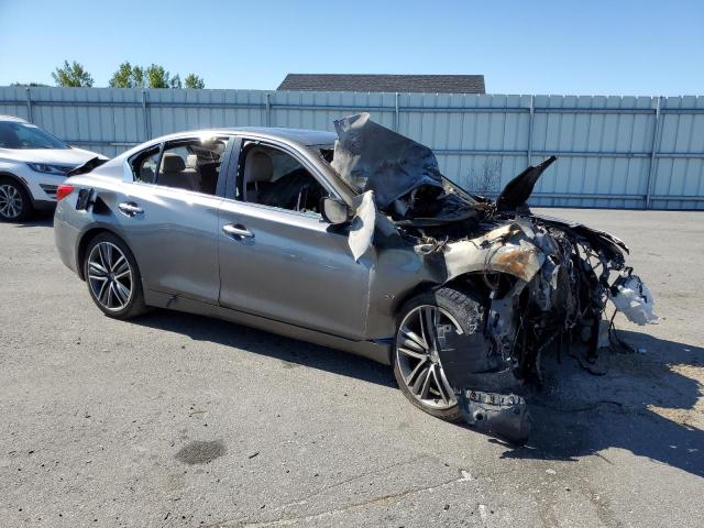 JN1BV7AR1FM398372 - 2015 INFINITI Q50 BASE GRAY photo 4