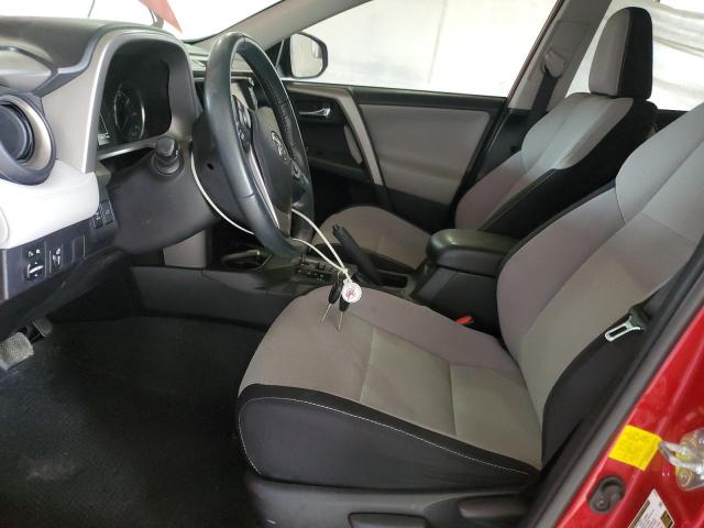 2T3RFREV8GW502601 - 2016 TOYOTA RAV4 XLE RED photo 7