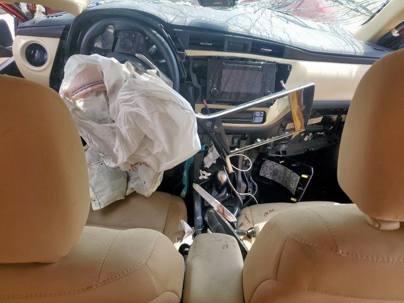 5YFBURHE1JP741394 - 2018 TOYOTA COROLLA L RED photo 8