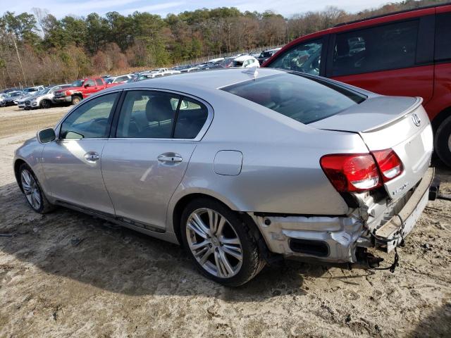 JTHBC96S675007219 - 2007 LEXUS GS 450H SILVER photo 2