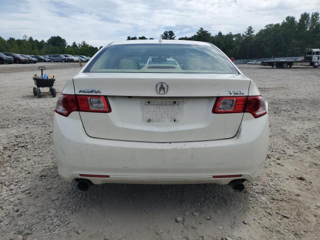 JH4CU2F62AC030057 - 2010 ACURA TSX WHITE photo 6