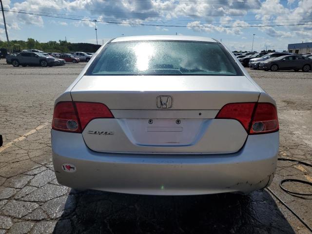 1HGFA16597L021407 - 2007 HONDA CIVIC LX SILVER photo 6