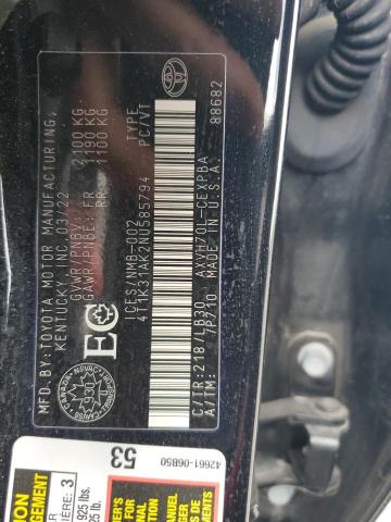 4T1K31AK2NU585794 - 2022 TOYOTA CAMRY XSE BLACK photo 13