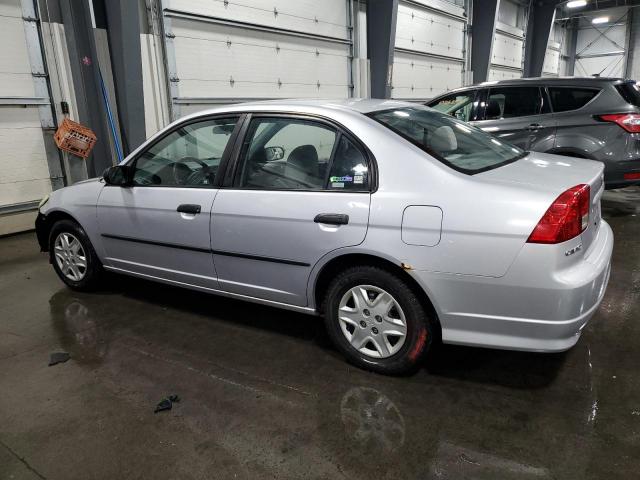 1HGES16375L007185 - 2005 HONDA CIVIC DX VP Silber Foto 2