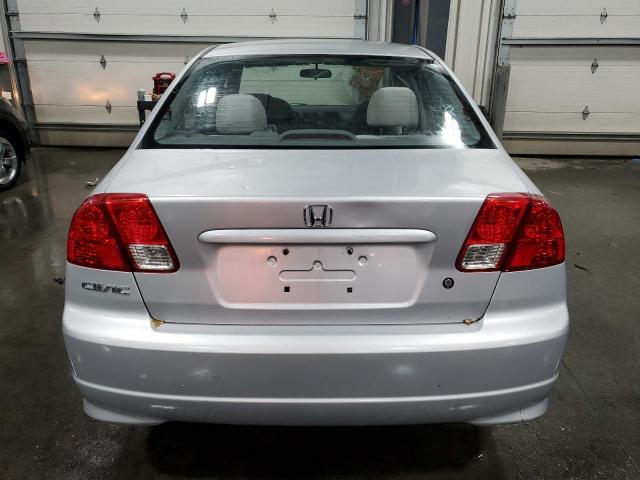 1HGES16375L007185 - 2005 HONDA CIVIC DX VP Silber Foto 6