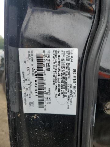 2FAFP71WX5X158619 - 2005 FORD CROWN VICT POLICE INTERCEPTOR BLACK photo 12