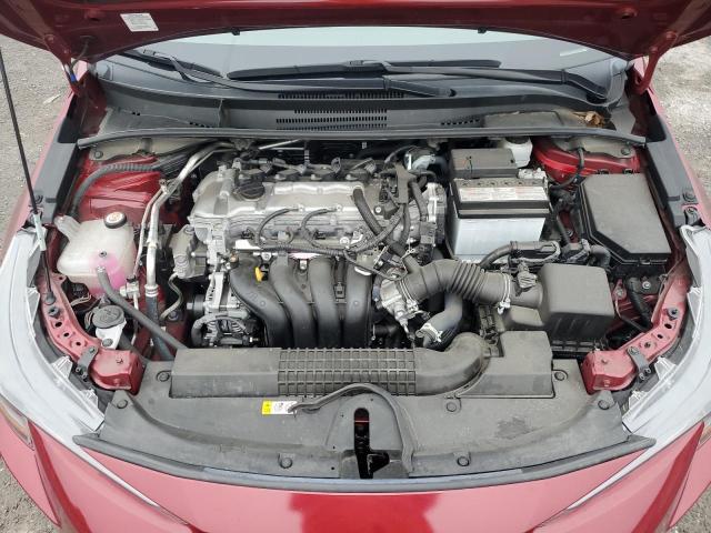 5YFEPMAE2NP380023 - 2022 TOYOTA COROLLA LE RED photo 11