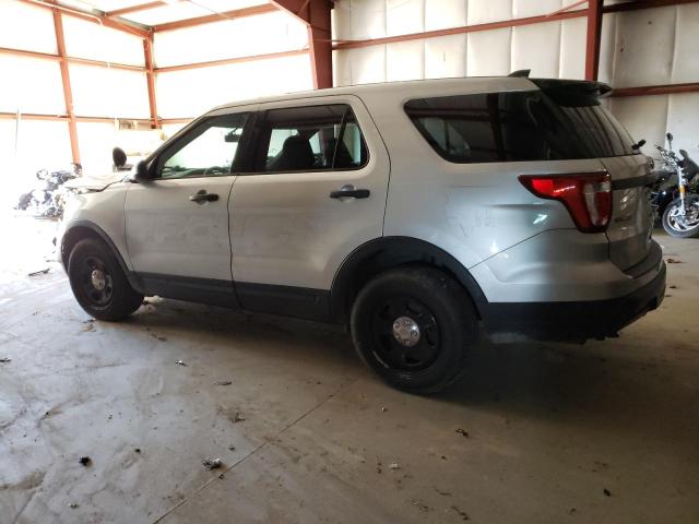 1FM5K8AT4JGC18681 - 2018 FORD EXPLORER POLICE INTERCEPTOR SILVER photo 2