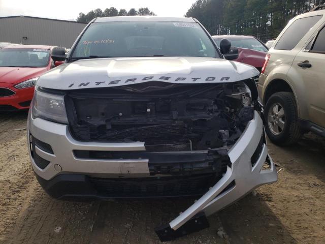 1FM5K8AT4JGC18681 - 2018 FORD EXPLORER POLICE INTERCEPTOR SILVER photo 5