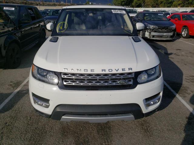 SALWR2KF1GA633035 - 2016 LAND ROVER RANGE ROVE HSE WHITE photo 5