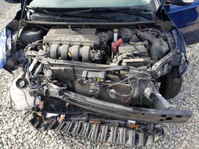 3N1AB7AP8KY381806 - 2019 NISSAN SENTRA S 蓝色 照片 11