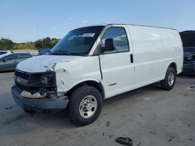 1GCHG35U041174405 - 2004 CHEVROLET EXPRESS G3 WHITE photo 1