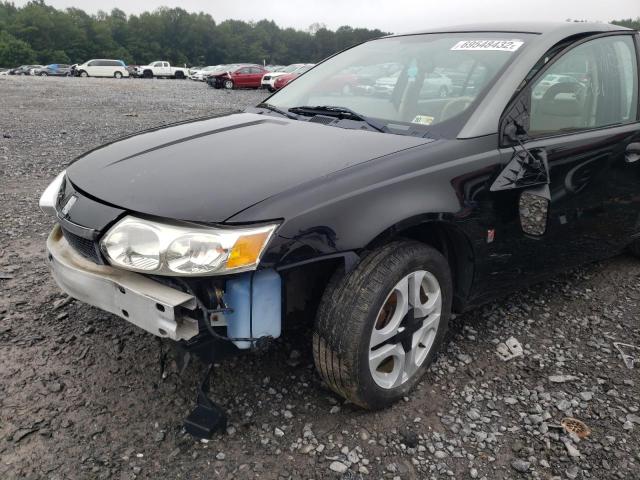 1G8AL52F43Z117696 - 2003 SATURN ION LEVEL 3 BLACK photo 9