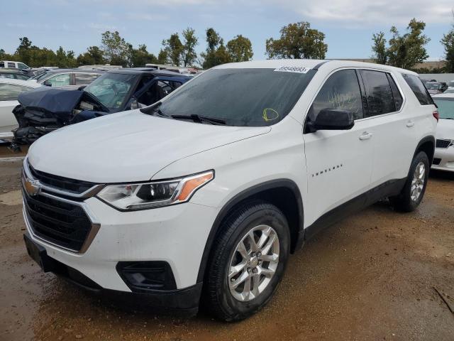 1GNERFKW0LJ269296 - 2020 CHEVROLET TRAVERSE LS WHITE photo 1