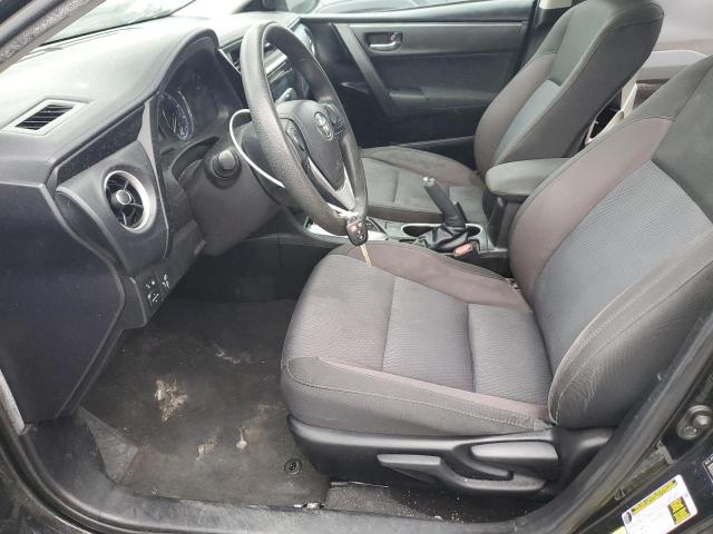 5YFBURHE5JP791215 - 2018 TOYOTA COROLLA L BLACK photo 7