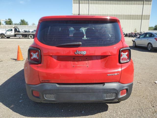 ZACCJAAT9FPB99030 - 2015 JEEP RENEGADE SPORT RED photo 6