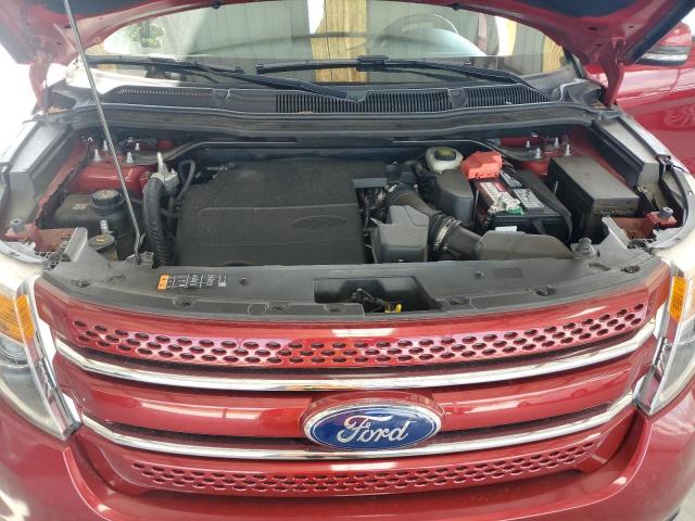 1FM5K7F80FGC57225 - 2015 FORD EXPLORER LIMITED RED photo 12