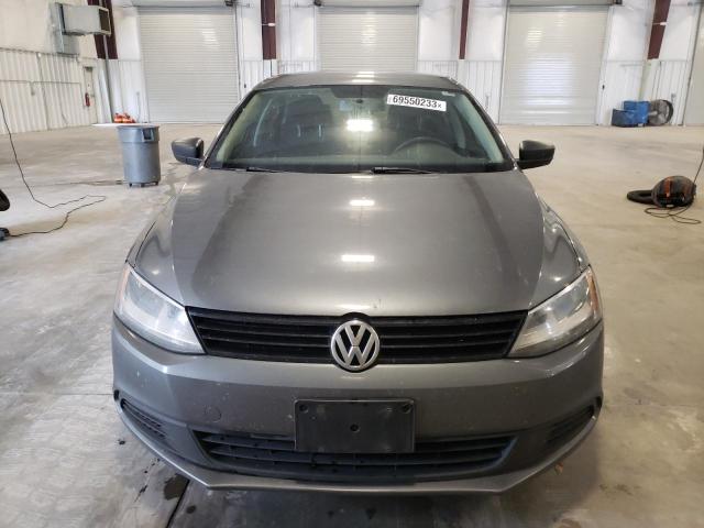 3VW1K7AJ1CM322160 - 2012 VOLKSWAGEN JETTA BASE 灰色 照片 5