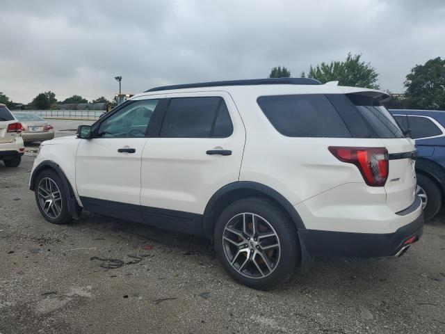 1FM5K8GT6HGC67897 - 2017 FORD EXPLORER SPORT Weiß Foto 2