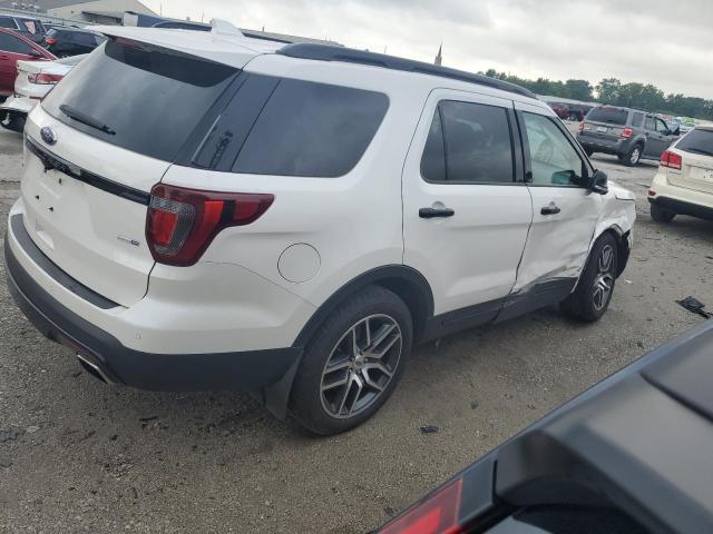 1FM5K8GT6HGC67897 - 2017 FORD EXPLORER SPORT Weiß Foto 3