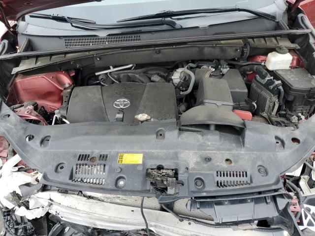 5TDJZRFHXKS603582 - 2019 TOYOTA HIGHLANDER SE RED photo 12