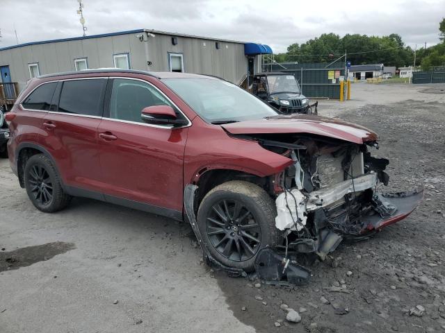 5TDJZRFHXKS603582 - 2019 TOYOTA HIGHLANDER SE RED photo 4