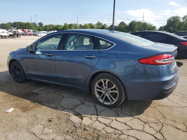 3FA6P0CD0KR153703 - 2019 FORD FUSION SEL ლურჯი ფოტო 2