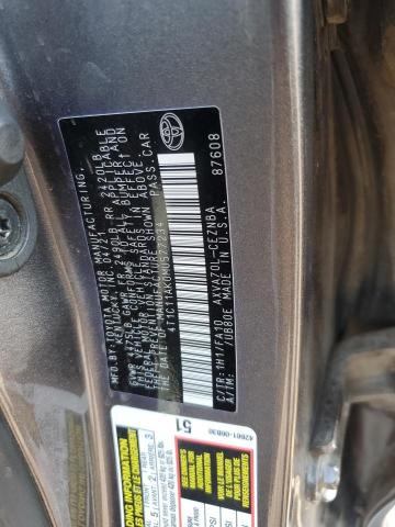 4T1C11AK0MU577234 - 2021 TOYOTA CAMRY LE GRAY photo 12