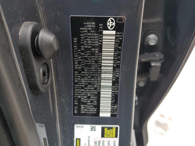 5YFB4MDE0RP188869 - 2024 TOYOTA COROLLA LE 灰色 照片 12