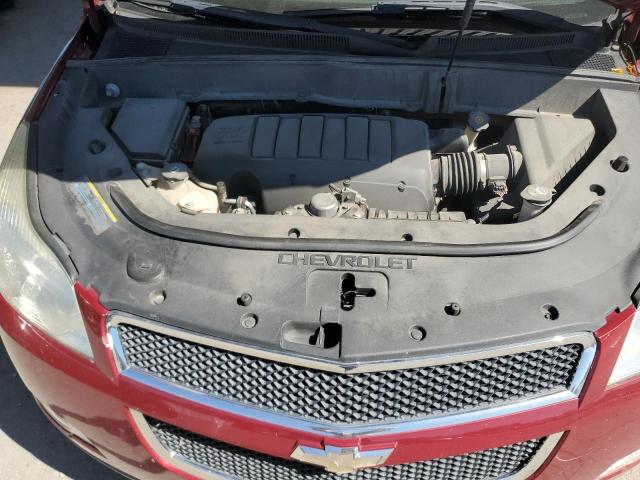 1GNLRFED3AS107915 - 2010 CHEVROLET TRAVERSE LT RED photo 12