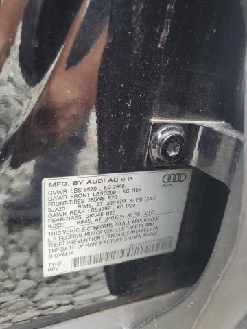 WA1LAAF71HD002715 - 2017 AUDI Q7 PREMIUM PLUS 黑色 照片 12