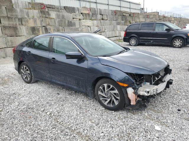 19XFC2F85HE006597 - 2017 HONDA CIVIC EX BLUE photo 4