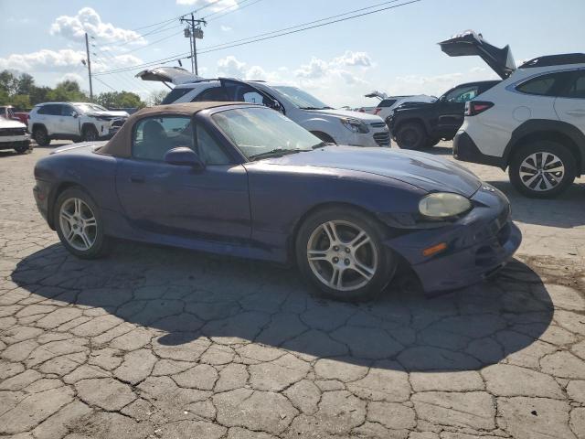JM1NB353840400754 - 2004 MAZDA MX-5 MIATA BASE BLUE photo 4