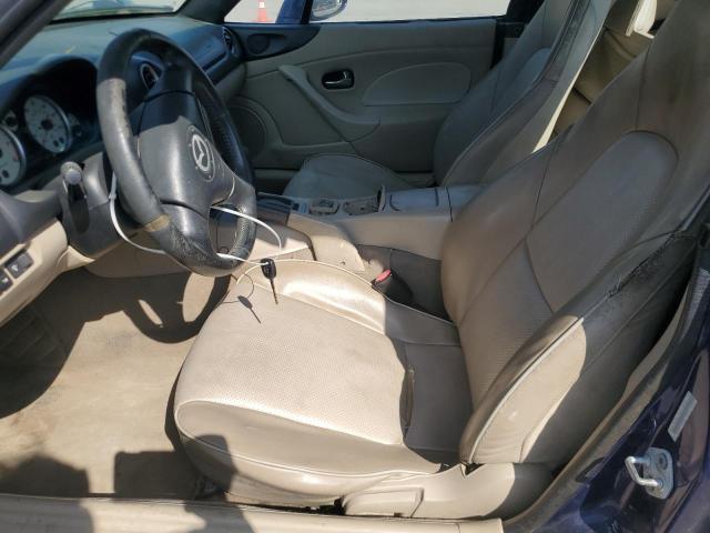 JM1NB353840400754 - 2004 MAZDA MX-5 MIATA BASE BLUE photo 7