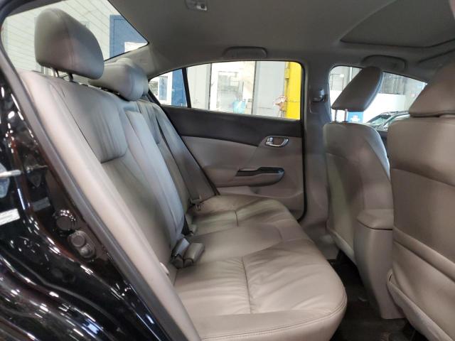 19XFB2F92CE046723 - 2012 HONDA CIVIC EXL Schwarz Foto 10