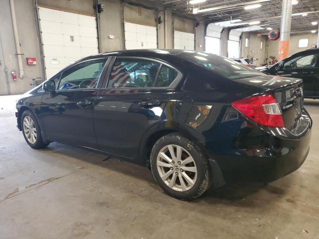 19XFB2F92CE046723 - 2012 HONDA CIVIC EXL Schwarz Foto 2