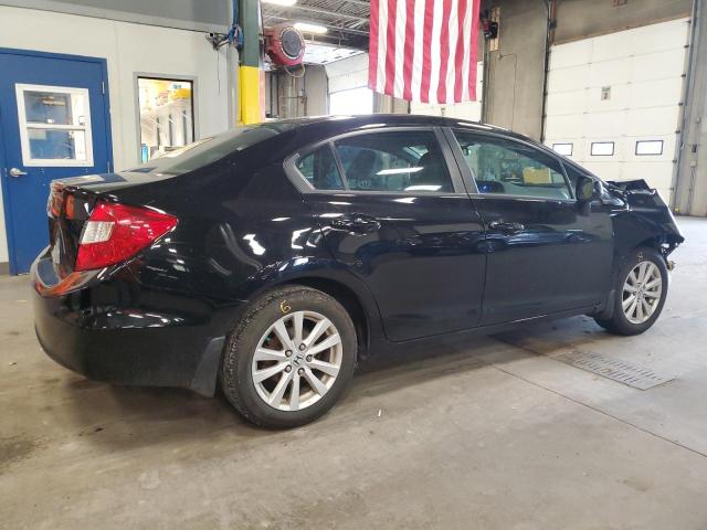 19XFB2F92CE046723 - 2012 HONDA CIVIC EXL Schwarz Foto 3