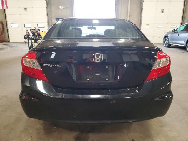 19XFB2F92CE046723 - 2012 HONDA CIVIC EXL Schwarz Foto 6