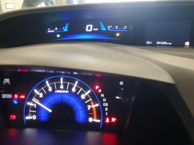 19XFB2F92CE046723 - 2012 HONDA CIVIC EXL Schwarz Foto 9