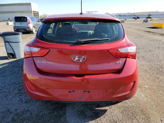 KMHD35LH4EU210135 - 2014 HYUNDAI ELANTRA GT RED photo 6